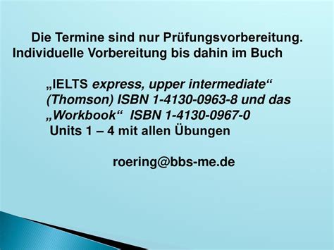 ielts termine.